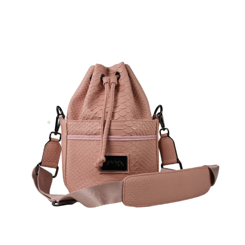 Gassitasche Rosa Croco