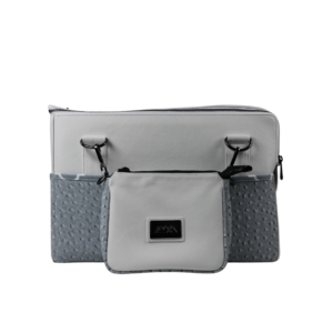 Classi White Pearl mit 360° Einschubfächer incl. Clutch