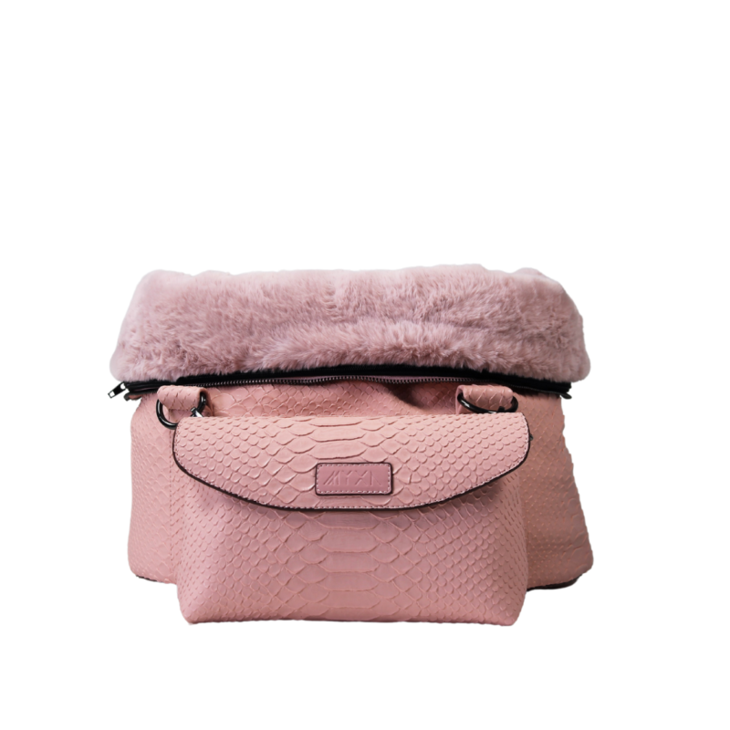 Cosmo Rosa Croco incl. Clutch – Bild 3